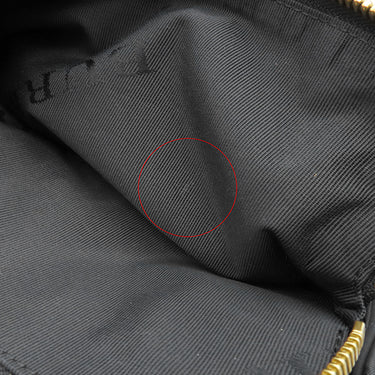 バーバリー BURBERRY チェーン バックパック ブラック×ブラウン ナイロン レザー リュック・デイパック ゴールド金具 黒