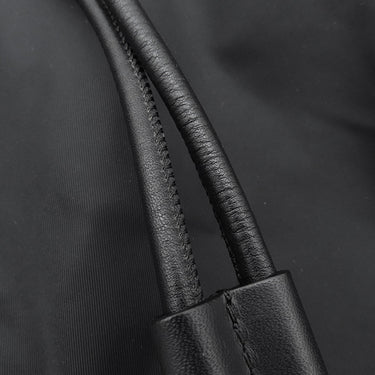 バーバリー BURBERRY チェーン バックパック ブラック×ブラウン ナイロン レザー リュック・デイパック ゴールド金具 黒