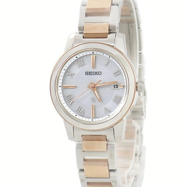 腕時計 セイコー SEIKO ルキア I Collection SSQV108 1B35-0AN0 クオーツ レディース 未使用 ソーラー 電波時計 デイト バイカラー