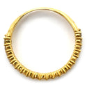 ノンブランド NON BRAND パヴェダイヤ リング イエローゴールド K18YG ダイヤモンド リング 指輪 一文字 18K YG 12.5号