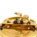 ノンブランド NON BRAND クルーガーランド金貨 ループタイ留め具 イエローゴールド K18YG K24YG サファイア ダイヤモンド アクセサリー