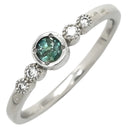 ノンブランド NON BRAND アレキサンドライト ダイヤリング プラチナシルバー Pt900 アレキサンドライト ダイヤモンド リング 指輪 9号