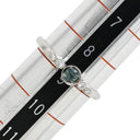 ノンブランド NON BRAND アレキサンドライト ダイヤリング プラチナシルバー Pt900 アレキサンドライト ダイヤモンド リング 指輪 9号