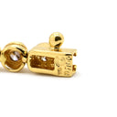 ノンブランド NON BRAND テニスブレスレット イエローゴールド K18YG ダイヤモンド ブレスレット ダイヤブレス