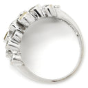 ノンブランド NON BRAND ダイヤリング ホワイトゴールド K18WG ダイヤモンド リング 指輪 13.5号