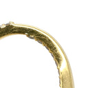 ノンブランド NON BRAND ダイヤ フープピアス イエローゴールド K18YG ダイヤモンド ピアス