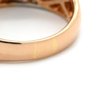 ノンブランド NON BRAND ダイヤリング ピンクゴールドＸホワイトゴールド K18PG K18WG ダイヤモンド リング 指輪 パヴェダイヤ 15号