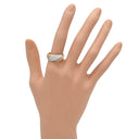 ノンブランド NON BRAND ダイヤリング ピンクゴールドＸホワイトゴールド K18PG K18WG ダイヤモンド リング 指輪 パヴェダイヤ 15号