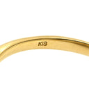 ノンブランド NON BRAND パヴェ ダイヤリング イエローゴールド K18YG ダイヤモンド リング 指輪 11号