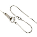 ノンブランド NON BRAND ダイヤペンダント プラチナシルバー Pt900 ダイヤモンド K18WG(チェーン) ネックレス 9P 9粒