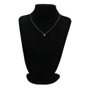 ノンブランド NON BRAND ダイヤペンダント プラチナシルバー Pt900 ダイヤモンド Pt850(チェーン) ネックレス 1P 1粒