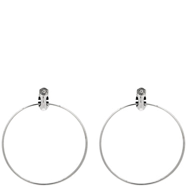 エルメス HERMES シルバー シルバー925 ピアス Ag925 SV925 ループ フープ スイング