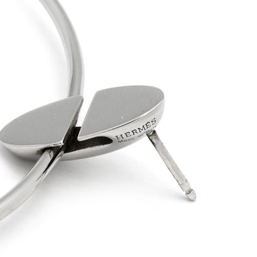 エルメス HERMES シルバー シルバー925 ピアス Ag925 SV925 ループ フープ スイング