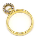 ティファニー Tiffany & Co ドアノック イエローゴールド K18YG ダイヤモンド リング 指輪 18K 750YG ダイヤモンド 15号