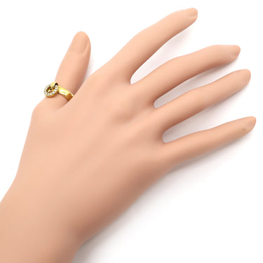 ティファニー Tiffany & Co ドアノック イエローゴールド K18YG ダイヤモンド リング 指輪 18K 750YG ダイヤモンド 15号