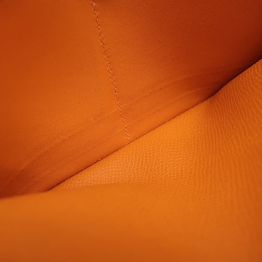 エルメス HERMES ケリーウォレット ロング オレンジ ヴォーエプソン 長財布 シルバー金具