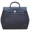 エルメス HERMES エールバッグ アドPM ネイビー トワルオフィシエ ヴァッシュハンター 2WAYバッグ シルバー金具 紺 リュック