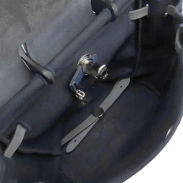 エルメス HERMES エールバッグ アドPM ネイビー トワルオフィシエ ヴァッシュハンター 2WAYバッグ シルバー金具 紺 リュック