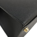 エルメス HERMES ケリー28 外縫い ブラック ヴォーエプソン 2WAYバッグ ゴールド金具 黒 ショルダー