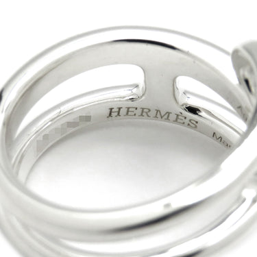 エルメス HERMES シェーヌダンクル パンク シルバー シルバー925 #54(JP14) リング 指輪 アクセサリー AG925 SV925 14号