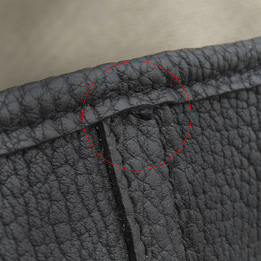 エルメス HERMES ガーデンパーティーPM ブラック ネゴンダ トートバッグ シルバー金具 黒