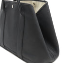 エルメス HERMES ガーデンパーティーPM ブラック ネゴンダ トートバッグ シルバー金具 黒