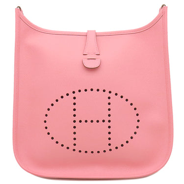 エルメス HERMES エヴリン3 PM ローズコンフェッティ ヴォーエプソン ショルダーバッグ シルバー金具