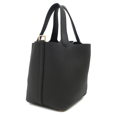 エルメス HERMES ピコタンロックPM ブラック トリヨンクレマンス ハンドバッグ ゴールド金具 新品 未使用 黒 新刻印