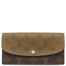 ルイヴィトン LOUIS VUITTON ポルトフォイユ エミリー M82157 モノグラム×モノグラムリバース モノグラムキャンバス モノグラムリバースキャンバス 長財布 ゴールド金具 茶