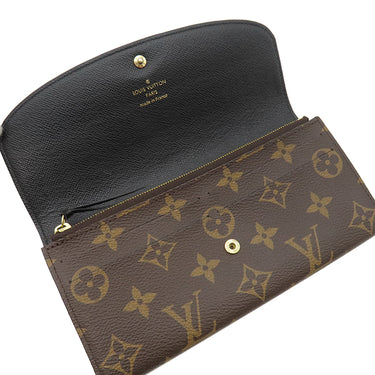 ルイヴィトン LOUIS VUITTON ポルトフォイユ エミリー M82157 モノグラム×モノグラムリバース モノグラムキャンバス モノグラムリバースキャンバス 長財布 ゴールド金具 茶