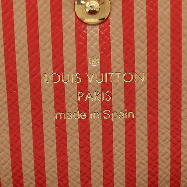 ルイヴィトン LOUIS VUITTON ポルトフォイユ サラ M60415 モノグラム モノグラムキャンバス 長財布 ゴールド金具 茶 トランクプリント 二つ折り