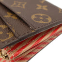 ルイヴィトン LOUIS VUITTON ポルトフォイユ サラ M60415 モノグラム モノグラムキャンバス 長財布 ゴールド金具 茶 トランクプリント 二つ折り