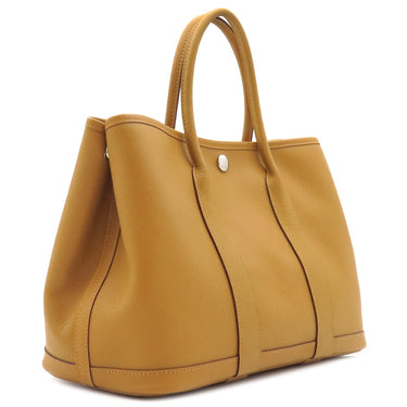 エルメス HERMES ガーデンパーティーTPM セサミ ヴォーエプソン トートバッグ シルバー金具 茶