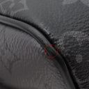 ルイヴィトン LOUIS VUITTON キーポル バンドリエール 25 M46271 モノグラムエクリプス モノグラムエクリプス リバースキャンバス 2WAYバッグ シルバー金具 黒 グレー