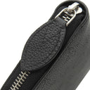 ルイヴィトン LOUIS VUITTON ジッピー ウォレット M61867 ノワール モノグラムマヒナ 長財布 シルバー金具 ラウンドファスナー 黒