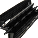 ルイヴィトン LOUIS VUITTON ジッピー ウォレット M61867 ノワール モノグラムマヒナ 長財布 シルバー金具 ラウンドファスナー 黒