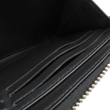 ルイヴィトン LOUIS VUITTON ジッピー ウォレット M61867 ノワール モノグラムマヒナ 長財布 シルバー金具 ラウンドファスナー 黒