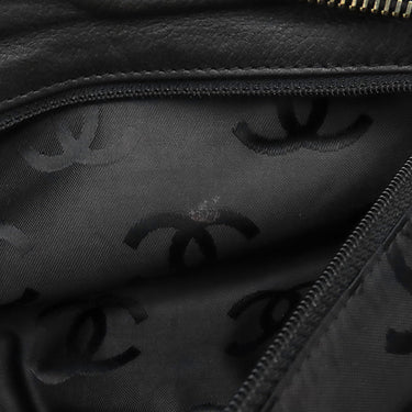 シャネル CHANEL ココマーク トートバッグ ダークブラウン レザー ハンドバッグ マットゴールド金具 茶 濃茶 肩掛け