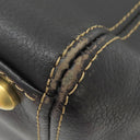 シャネル CHANEL ココマーク トートバッグ ダークブラウン レザー ハンドバッグ マットゴールド金具 茶 濃茶 肩掛け