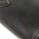 シャネル CHANEL ココマーク トートバッグ ダークブラウン レザー ハンドバッグ マットゴールド金具 茶 濃茶 肩掛け
