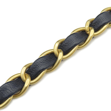 シャネル CHANEL マトラッセ20 ネイビー デニム ショルダーバッグ ゴールド金具 紺 チェーンショルダー