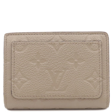 ルイヴィトン LOUIS VUITTON ポルトフォイユ クレア M80152 トゥルトレール モノグラムアンプラント 二つ折り財布 ゴールド金具 コンパクトウォレット