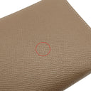 エルメス HERMES アザップ シルクイン コンパクト エトゥープ ヴォーエプソン コインケース シルバー金具 新品 未使用 グレージュ ラウンドファスナー