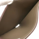 エルメス HERMES ベアンコンパクト エトゥープ ヴォーエプソン 二つ折り財布 ゴールド金具 グレージュ