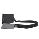 ルイヴィトン LOUIS VUITTON ガストン ウェアラブル ウォレット M81124 モノグラムエクリプス モノグラムエクリプス リバースキャンバス ショルダーバッグ シルバー金具 黒 グレー