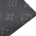 ルイヴィトン LOUIS VUITTON ポルトフォイユ ミュルティプル M61695 モノグラムエクリプス モノグラムエクリプスキャンバス 二つ折り財布 黒 2つ折り