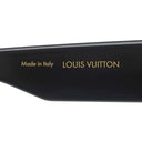 ルイヴィトン LOUIS VUITTON サイクロン Z1578E ブラック アセテート スワロフスキー サングラス ゴールド金具 黒