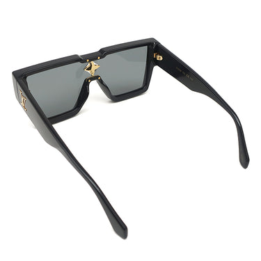 ルイヴィトン LOUIS VUITTON サイクロン Z1578E ブラック アセテート スワロフスキー サングラス ゴールド金具 黒