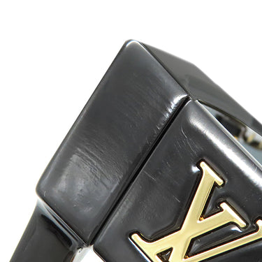 ルイヴィトン LOUIS VUITTON サイクロン Z1578E ブラック アセテート スワロフスキー サングラス ゴールド金具 黒