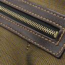 フェンディ FENDI ズッカ ブラウン×ダークブラウン キャンバス レザー ショルダーバッグ ゴールド金具 茶 FF 肩掛け